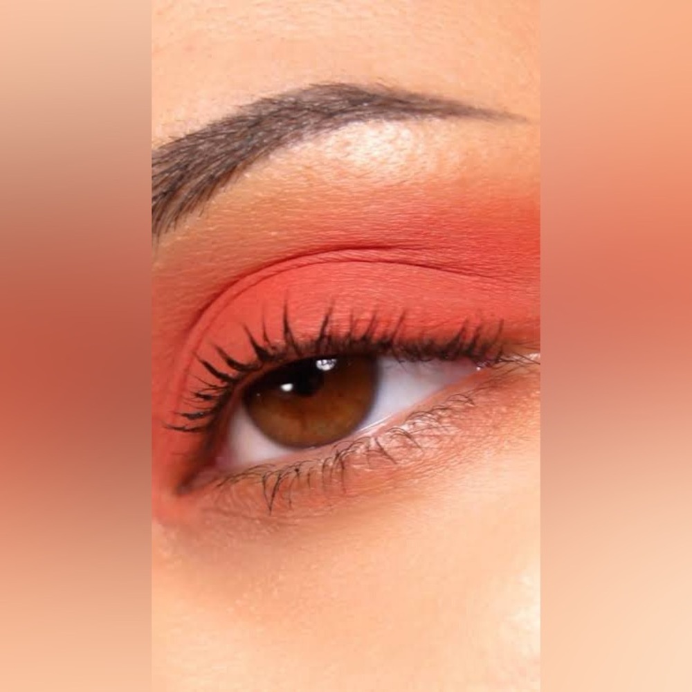 ABOUT-FACE Matte Fluid Eye Paint Eyeshadow Marigold Bright Coral New in Package